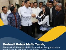 BPN Gebuk Mafia Tanah, Keluarga Artis Nirina Zubir Terima Pengembalian Sertifikat Tanahnya