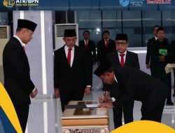 Menteri AHY Lantik Dirjen Tata Ruang Minta Percepatan Target Penyelesaian RDTR