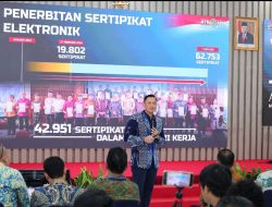Penerapan Sertipikasi Tanah Elektronik Diperluas 102 Kantor Pertanahan Siap Beri Layanan Elektronik