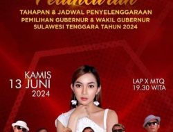 KPUD Luncurkan Tahapan dan Jadwal Penyelenggaraan Pilkada Sultra 2024 Diwarnai Hiburan Artis Ibukota
