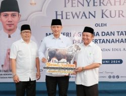 Serahkan 72 Hewan Kurban, Menteri AHY Maknai Idul Adha: Semangat Berbagi kepada Sesama