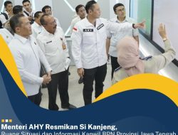 Menteri AHY Resmikan Si Kanjeng, Ruang Situasi dan Informasi Kanwil BPN Provinsi Jawa Tengah