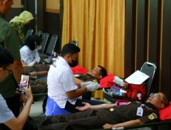 Gelar Donor Darah Peringati Hari Bhakti Adhyaksa dan HUT IAD Wilayah Sultra