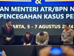 Kementerian ATR/BPN dan Polri Kerjasama Pencegahani Konflik Pertanahan