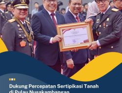 Kementerian ATR/BPN Terima Penghargaan dari Kementerian Hukum dan HAM