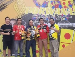 Porwanas XIV Banjarmasin Atlet Domino PWI Sultra Juara Dua peroleh Medali Perak
