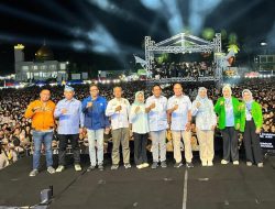 Kemeriahan Deklarasi ASR-Hugua, Hadirkan Dewa-19 dan Raim Laode Hipnotis Warga Kendari