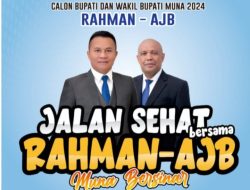 Besok, Gelar Jalan Sehat Keluarga Rahman-AJB Bukan Hura-hura