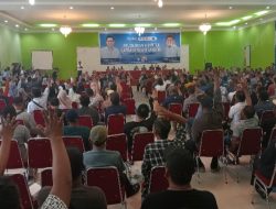 Ribuan Relawan Garda Kendari Tangguh ikut Pelantikan dan Bimtek Paslon Razak-Afdal