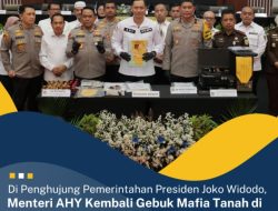 Di Penghujung Pemerintahan Presiden Joko Widodo, Menteri AHY Kembali Gebuk Mafia Tanah di Jawa Barat