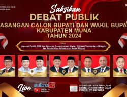 Debat Publik, Paslon Rahman-AJB siap Paparkan Solusi Warga Kabupaten Muna