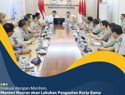 Diskusi dengan Menhan, Menteri Nusron: Penguatan Kerja Sama dalam Pengamanan Tanah Aset Negara hingga Ketahanan Pangan