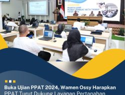 Buka Ujian PPAT 2024, Wamen Ossy Harapkan PPAT Turut Dukung Layanan Pertanahan yang Adil, Merata, dan Berkesinambungan