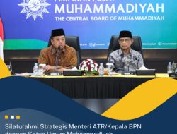 Silaturahmi Menteri ATR/Kepala BPN dengan Ketua Umum Muhammadiyah, Bahas Pemanfaatan dan Legalisasi Aset