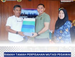 Kantor Pertanahan Kota Kendari Gelar Ramah Tamah Perpisahan Mutasi Pegawai
