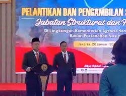 Menteri Nusron, Melantik dan Mengambil Sumpah 41 Pejabat Lingkup Kementerian ATR/BPN RI