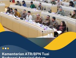 Kementerian ATR/BPN peroleh Apresiasi dalam Rapat Kerja Bersama Komisi II DPR RI