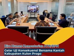 Humas Kementerian ATR/BPN Gelar Uji Konsekuensi di Kulon Progo