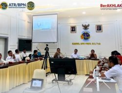Kanwil Pertanahan Sultra Gelar Monitoring dan Evaluasi Zona Nilai Tanah