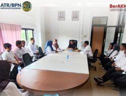 Kantah Kota Kendari Tandatangani Kontrak Kerja Asisten Surveyor Kadastral Berkualitas