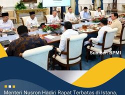 Menteri Nusron Paparkan Isu Terkait Strategis Pertanahan dan Tata Ruang dihadapan Presiden RI