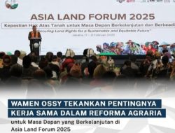 Wamen ATR/BPN Tekankan Pentingnya Kerjasama dalam Reforma Agraria