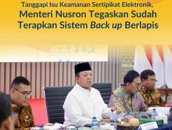 Menteri Nusron Tegaskan Sertifikat Elektronik sangat Aman dan Sistem Berlapis