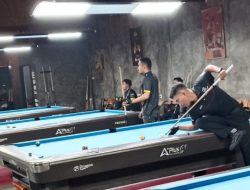 Hari ini, 128 Atlit Muda Laga Babak Utama di Turnamen Biliar Ocink Cell 2025