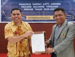 Kepala Pertanahan Kota Kendari Terpilih sebagai Ketua KAPTI Agraria Provinsi Sultra