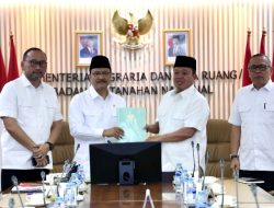 Kementrian ATR/Kepala BPN Dukung Percepatan Sertipikasi Tanah Rencana Pembangunan Sekolah Rakyat