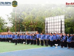 Kantor Pertanahan Kota Kendari Ikuti Upacara Peringatan Hari Kebangkitan Nasional di BPN Sultra