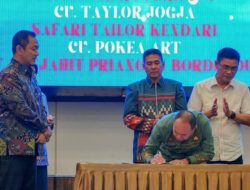 Gubernur Sultra Resmi Buka Sosialisasi Perpres 46 Tahun 2025 dan Teken Kontrak Payung Konsolidasi PDH dan ATK