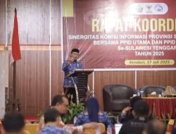 Rapat Koordinasi Komisi Informasi dan PPID se-Sultra Tahun 2025 Resmi Dibuka