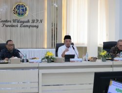 Menteri Nusron Imbau Tidak bisa Pakai Pola Lama Percepat Pemetaan dan Pemanfaatan Lahan ke Jajaran Kanwil BPN Provinsi Lampung