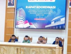 Pemprov Sultra Rakor Pencegahan Korupsi ini Pesan Gubernur : Korupsi Penghianatan terhadap Amanah Rakyat
