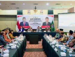Rakor di Maluku Utara, Menteri Nusron Tekankan Pentingnya Dukungan Pemda dalam Pembuatan Sertipikat Tanah