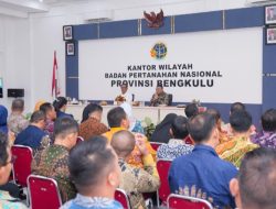 Pesan Wamen Ossy ke Jajaran Kanwil BPN Provinsi Bengkulu: Peraturan Perundangan Harus sebagai Prinsip