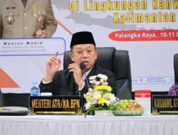 Pembinaan di Kanwil BPN Provinsi Kalteng, Menteri Nusron Minta Pelayanan Pertanahan Adaptif, Cepat, dan Bersih