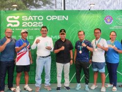 Kementerian ATR/BPN Raih Juara III Bersama pada Turnamen Tenis Antar Instansi SATO Open 2025 Piala Wakil Ketua BPK