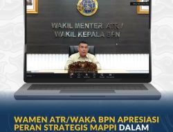 Wamen ATR/Waka BPN Apresiasi Peran Strategis MAPPI dalam Sistem Penilaian Nasional