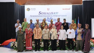 Sosialisasi Pengadministrasian dan Pendaftaran Tanah Ulayat, Bekali Masyarakat Hukum Adat Buton Selatan Soal Tahapan Sertipikasi